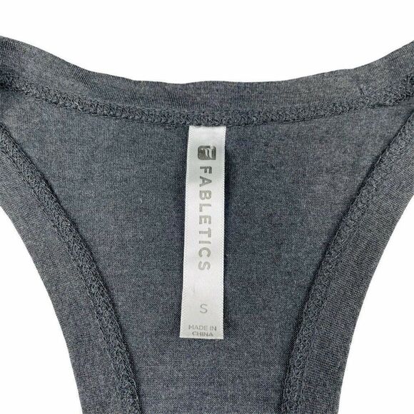 FABLETICS Aventura Racerback Tank Charcoal Grey - Picture 2 of 6
